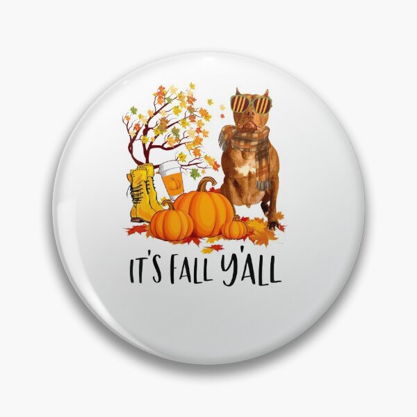 Item preview, Its Fall Yall Purebred American Pit Bull Autumn Lovers designed and sold by FelicianFurlong.