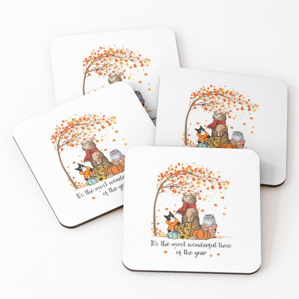 Item preview, Its The Most Wonderful Time Of The Year Family Cats Autumn designed and sold by FelicianFurlong.