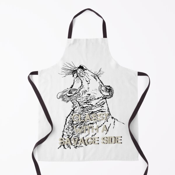 Item preview, Lioness, Classy with a Savage side, Line art quote designed and sold by DebbieJoyArt.