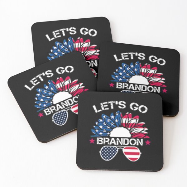 Item preview, Let's Go Brandon American Flag Impeach Biden designed and sold by MikkiVEvans.