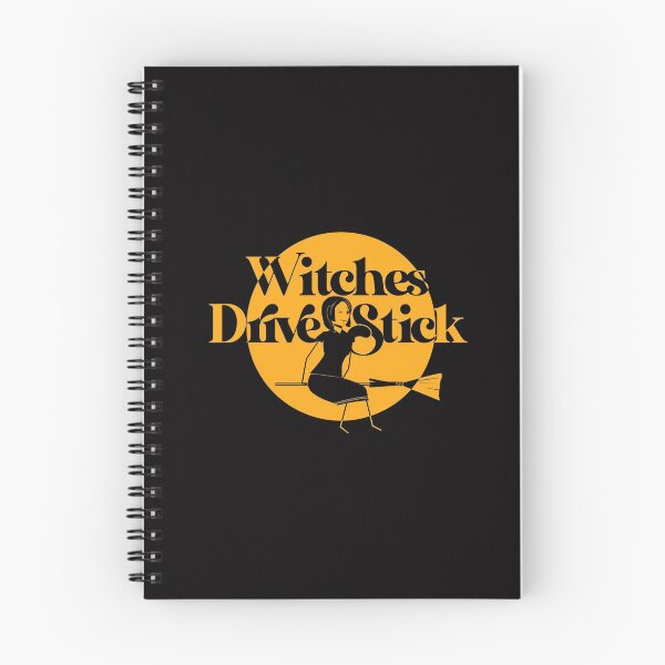 Artikelvorschau, Witches Drive Stick Orange und Schwarz entworfen und verkauft von DeadlyThreads.