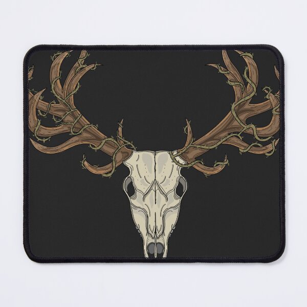 Item preview, Stag skull designed and sold by Purplepugprints.