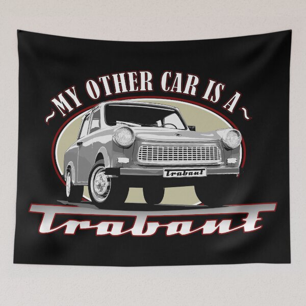 Item preview, My other car is a Trabant (on black)  designed and sold by Groenendijk.