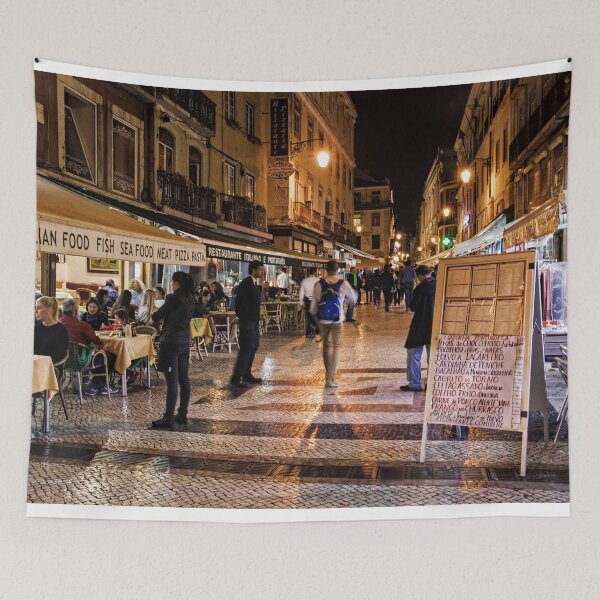 Item preview, Night Life In The Alleyways Of Lisbon - 3 ©  designed and sold by © Hany G. Jadaa © Prince John Photography.