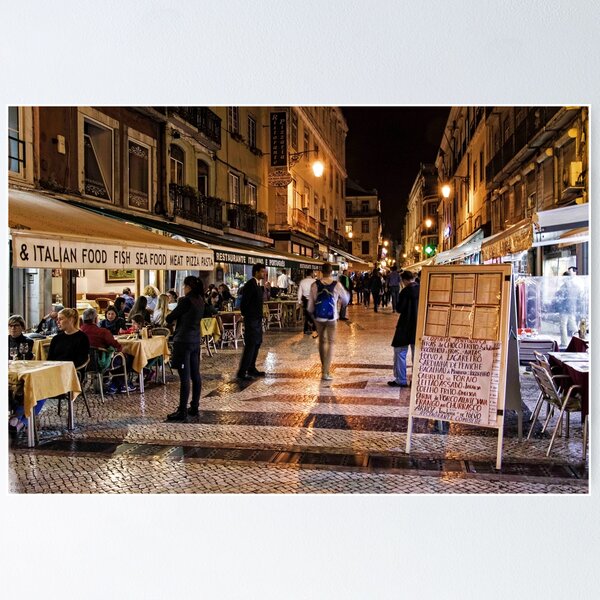 Item preview, Night Life In The Alleyways Of Lisbon - 3 ©  designed and sold by © Hany G. Jadaa © Prince John Photography.