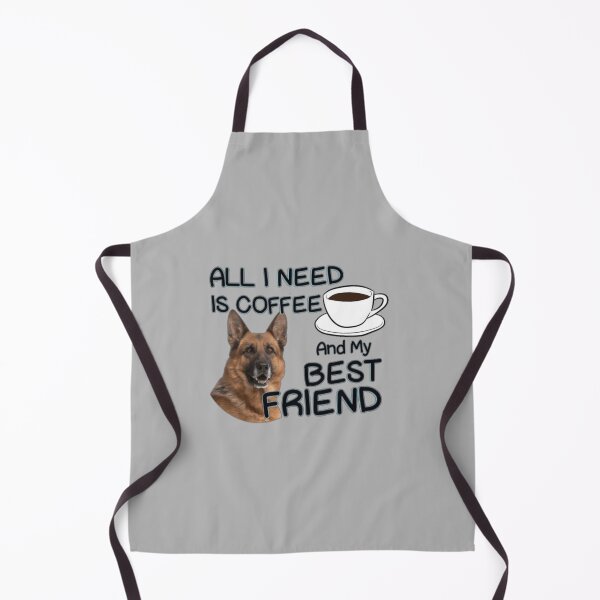 Item preview, Coffee & Friendship-German Shepherd designed and sold by designbyjodyb.