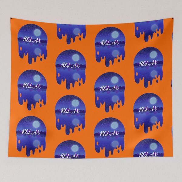 Item preview, Relax Moon Light lake landscape Drip designed and sold by DesignsBySaxton.