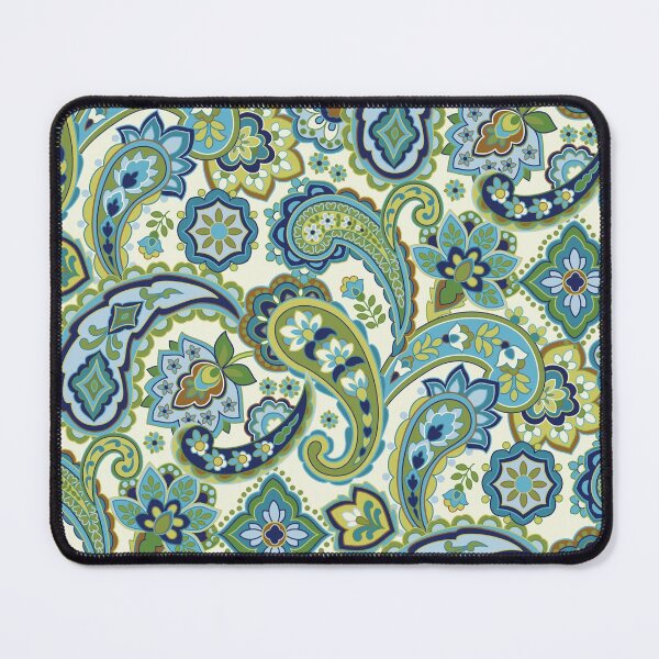 Item preview, Blue and Green Paisley designed and sold by Barbara Pixton.