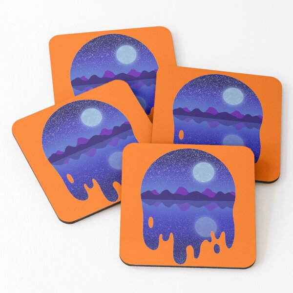 Item preview, Moon Light lake landscape Drip designed and sold by DesignsBySaxton.