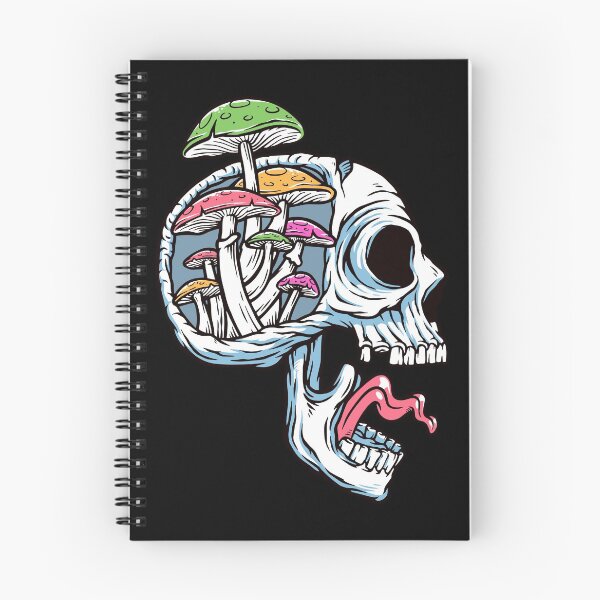Item preview, mycology,Mushroom skull designed and sold by itwasallmydream.