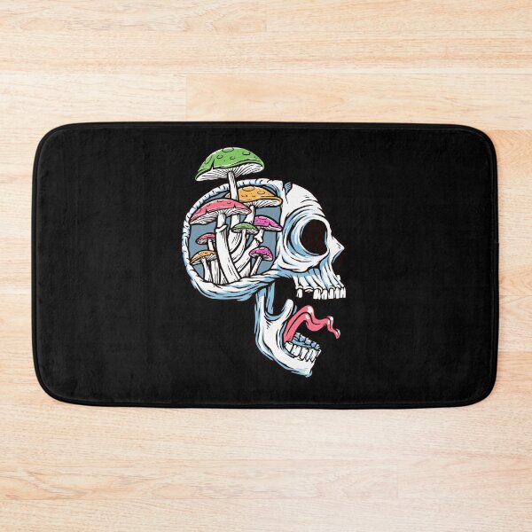 Item preview, mycology,Mushroom skull designed and sold by itwasallmydream.