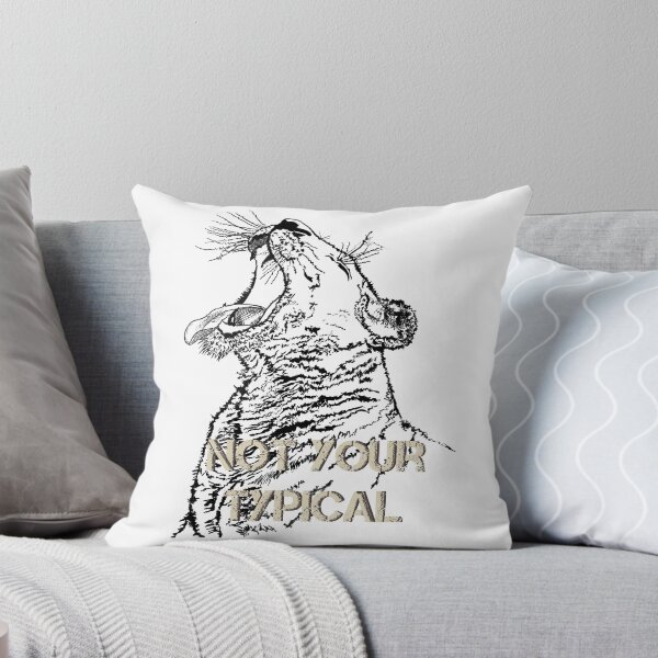 Item preview, Lioness, Not your Typical, Line art quote designed and sold by DebbieJoyArt.