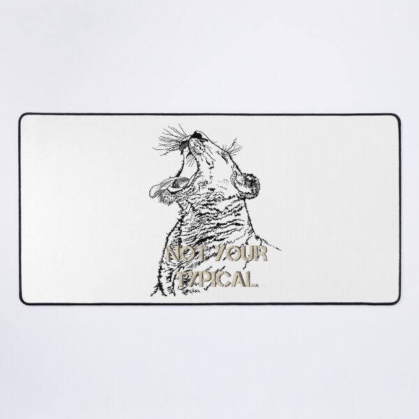 Item preview, Lioness, Not your Typical, Line art quote designed and sold by DebbieJoyArt.