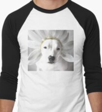 Pittie Flower Men's Baseball ¾ T-Shirt