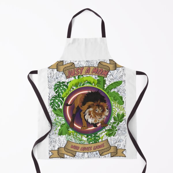 Item preview, Just a mom who loves lions - Colorful compositions, art and animals, funny drawings designed and sold by AdvanceDesign.