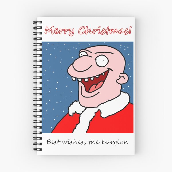 Item preview, Merry Christmas from the Burglar designed and sold by Smallbrainfield.
