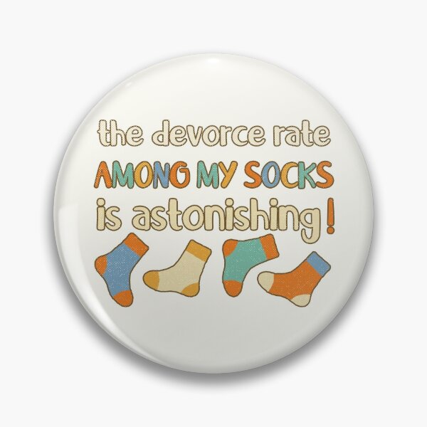 Item preview, Socks Divorce Rate designed and sold by GrimButterfly.