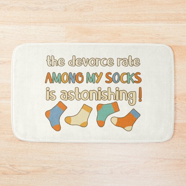 Item preview, Socks Divorce Rate designed and sold by GrimButterfly.