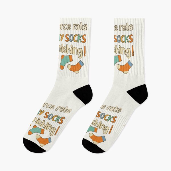 Item preview, Socks Divorce Rate designed and sold by GrimButterfly.