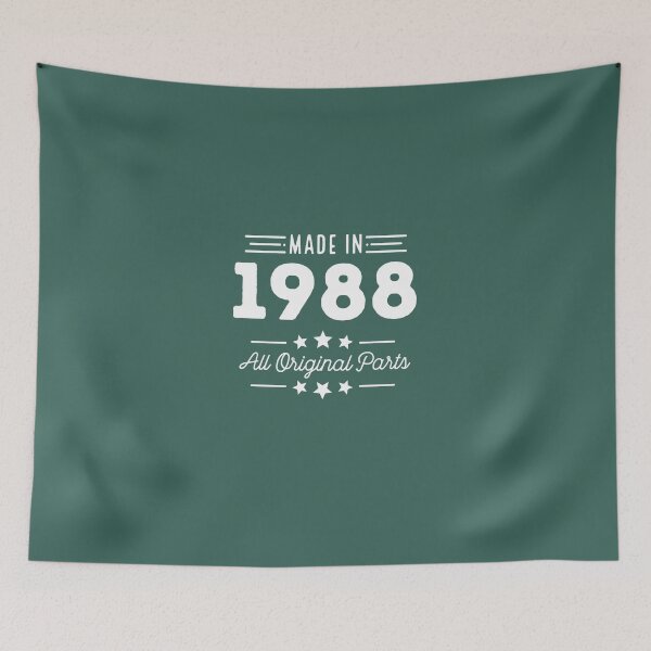 Item preview, Made In 1988 All Original Parts 28th Birthday Gift T-Shirt designed and sold by AlwaysAwesome.
