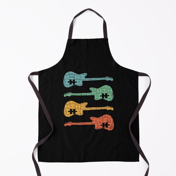 Item preview, Offset Style Electric Guitar Puzzle Cool Retro Colors designed and sold by nightsworthy.