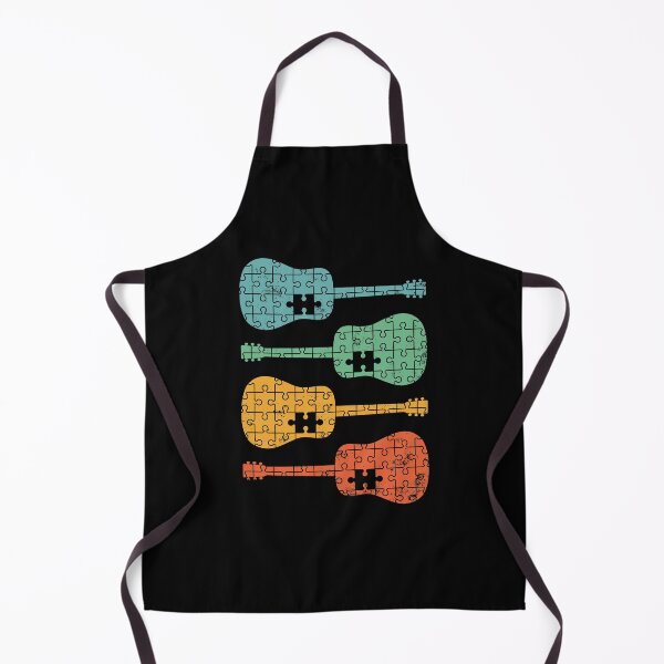 Item preview, Dreadnought Acoustic Guitar Puzzle Cool Retro Colors designed and sold by nightsworthy.