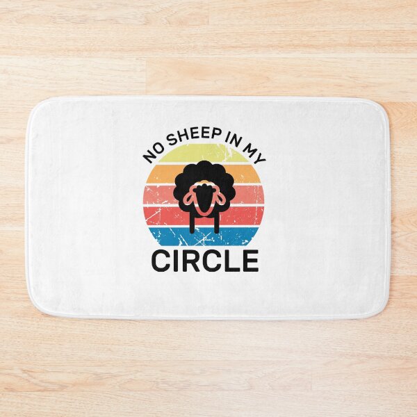 Item preview,  No Sheep In My Circle Funny Quote Vintage Retro designed and sold by zedesigner-.
