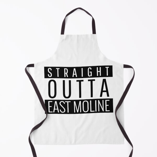 Item preview, Straight Outta East Moline Illinois designed and sold by Teelogic.
