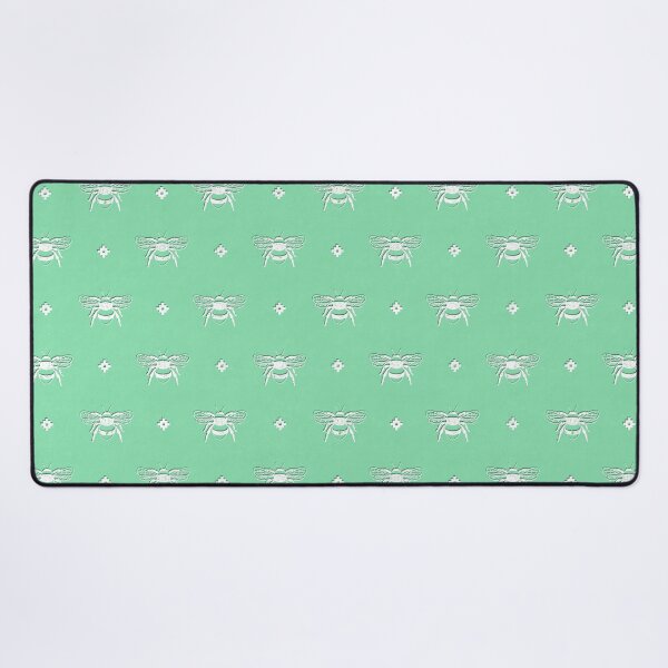 Item preview, Bee Stamped Motif on Spearmint designed and sold by The Wellington Boot.