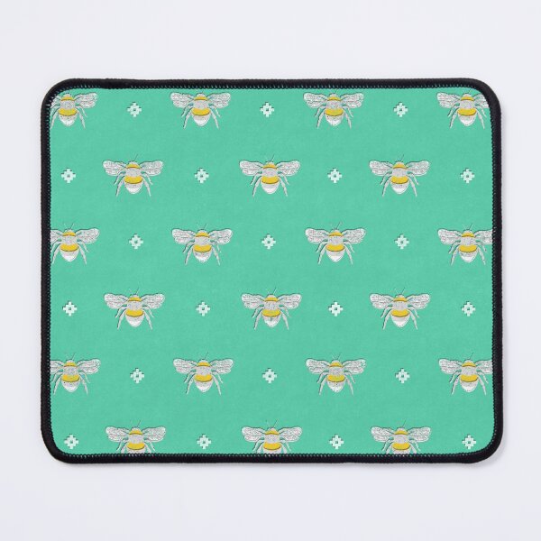 Item preview, Bumblebee Stamp on Seafoam designed and sold by The Wellington Boot.