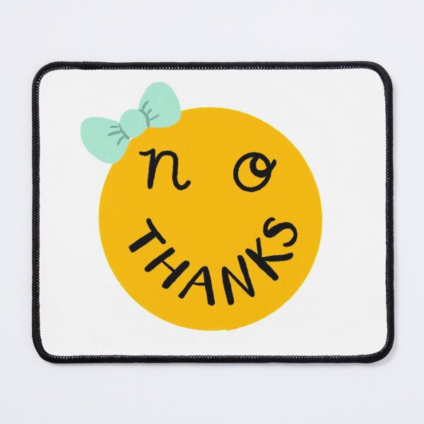 Item preview, No Thanks Smiley designed and sold by Queen-Aubergine.