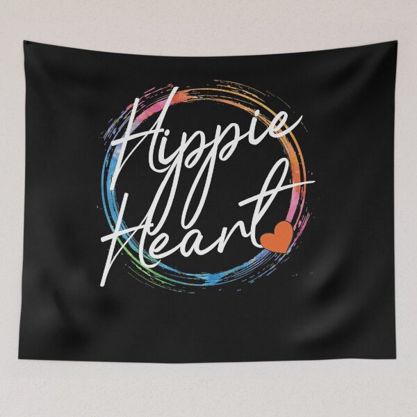 Item preview, Hippie Heart Peace Sign Love Happiness Rainbow Circle Spiral designed and sold by DamontezCriger.