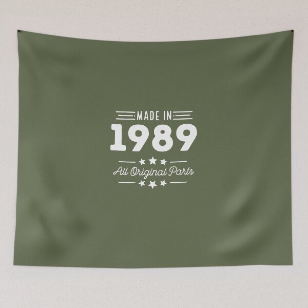 Item preview, Made In 1989 All Original Parts 27th Birthday Gift T-Shirt designed and sold by AlwaysAwesome.