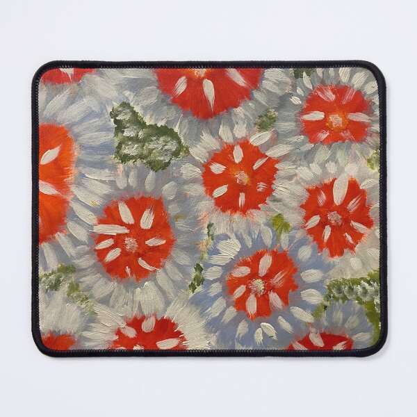 Item preview, red flower collage designed and sold by Rebekah Gavra.