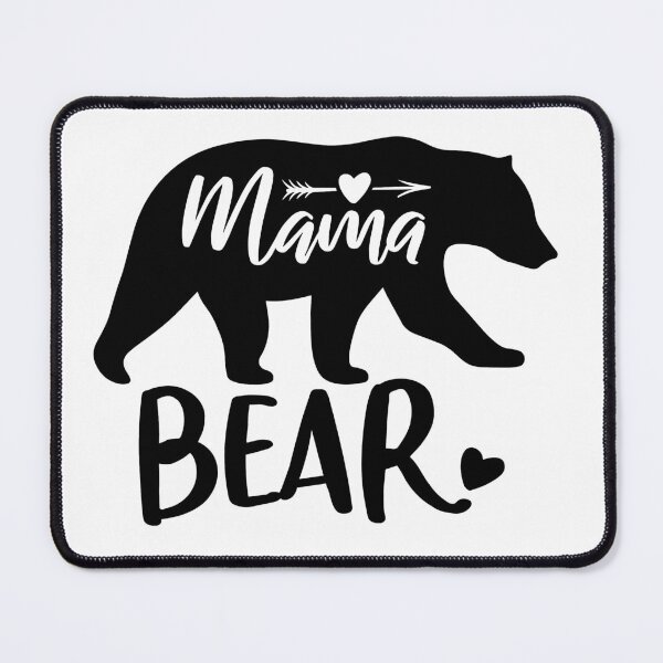 Item preview, Mama Bear Black and White designed and sold by LilysGoodies.