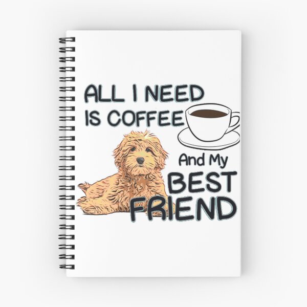 Item preview, Coffee & Friendship-Labradoodle  designed and sold by designbyjodyb.