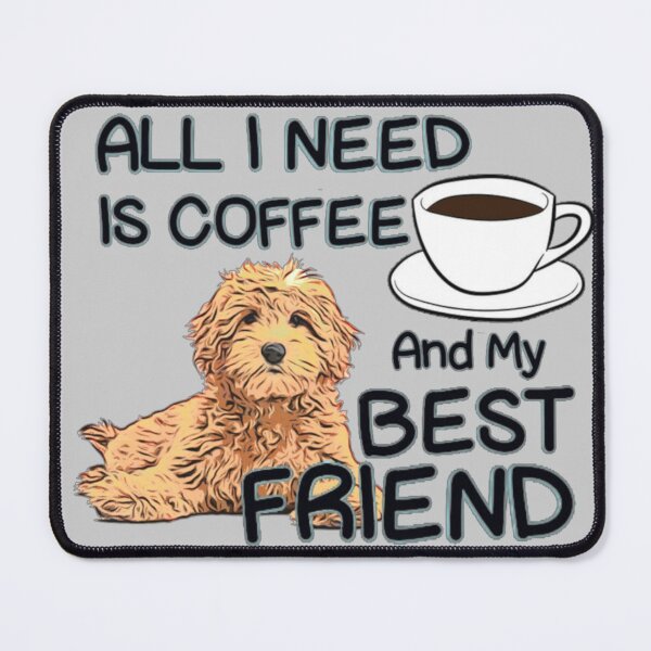 Item preview, Coffee & Friendship-Labradoodle  designed and sold by designbyjodyb.