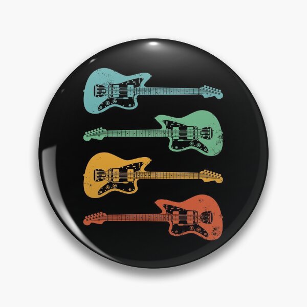 Item preview, Offset Style Electric Guitar Cool Retro Colors designed and sold by nightsworthy.
