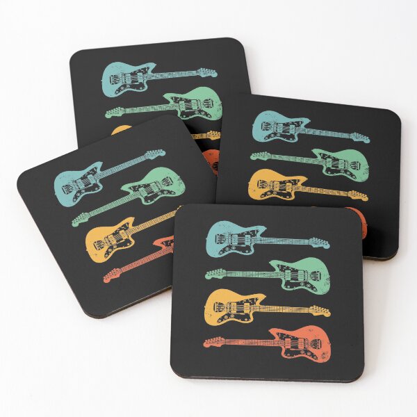 Item preview, Offset Style Electric Guitar Cool Retro Colors designed and sold by nightsworthy.