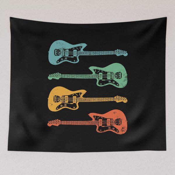 Item preview, Offset Style Electric Guitar Cool Retro Colors designed and sold by nightsworthy.