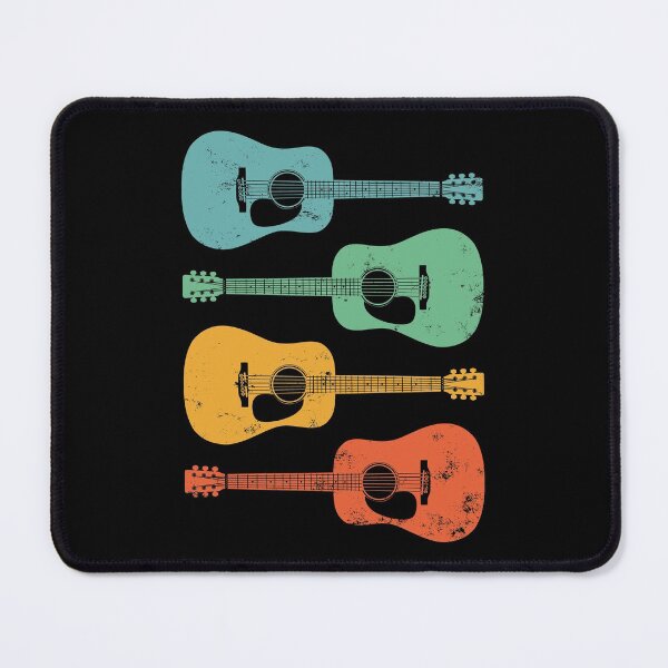 Item preview, Dreadnought Acoustic Guitar Cool Retro Colors designed and sold by nightsworthy.