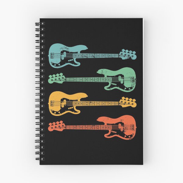 Item preview, P-Style Bass Guitar Cool Retro Colors designed and sold by nightsworthy.