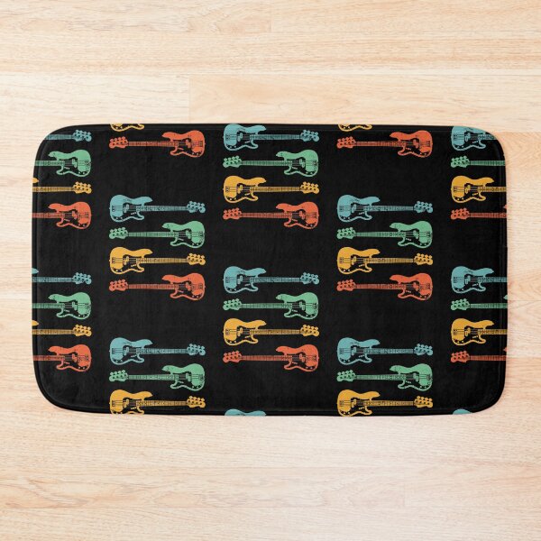 Item preview, P-Style Bass Guitar Cool Retro Colors designed and sold by nightsworthy.