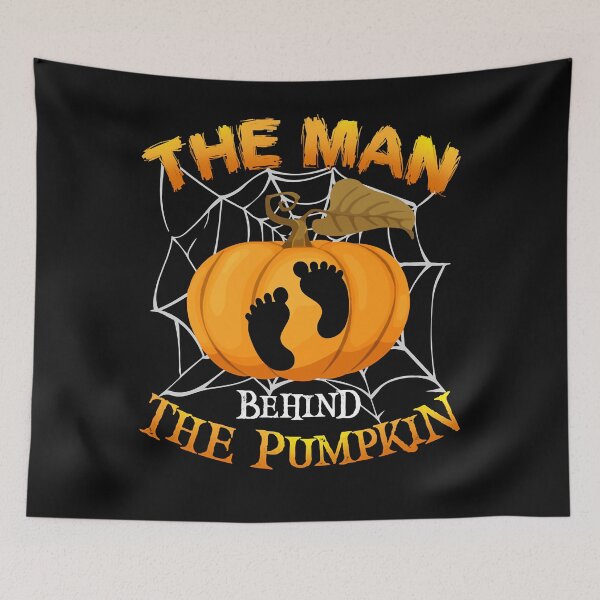 Item preview, The Man Behind The Pumpkin Baby Dad Soon Halloween Pregnancy designed and sold by DamontezCriger.