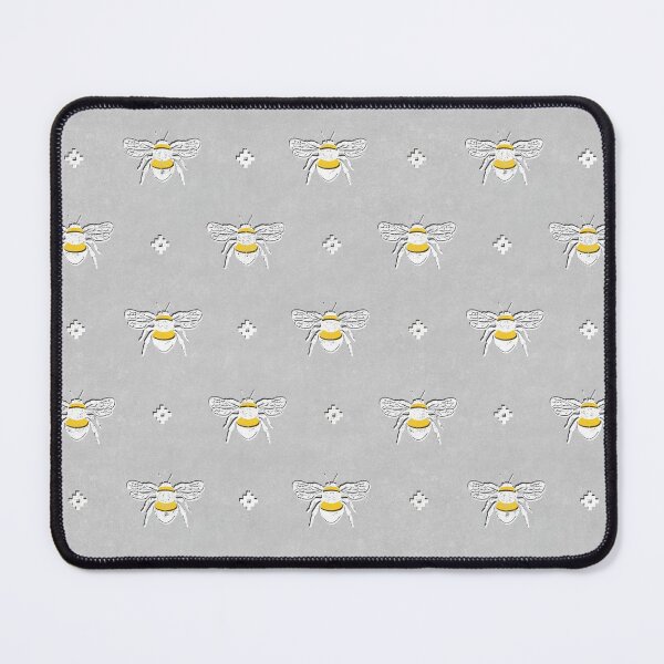 Item preview, Bumblebee Stamp on Grey designed and sold by The Wellington Boot.