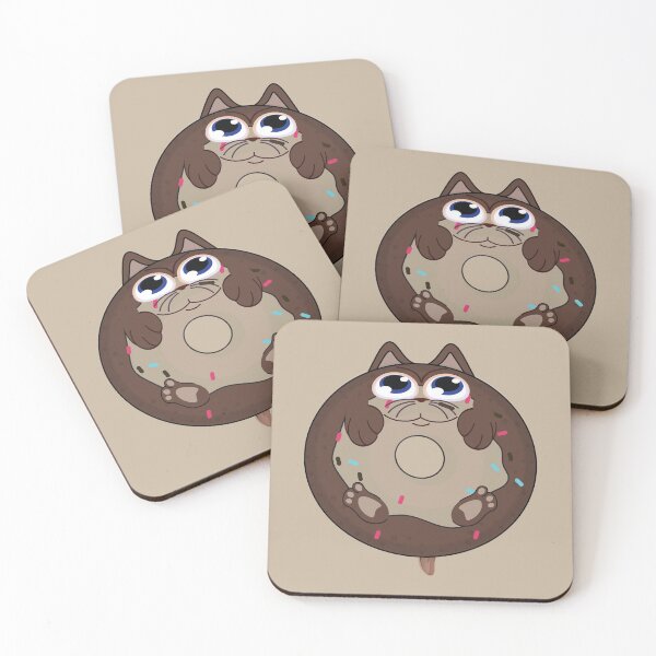 Item preview, Cute kawaii cat donut designed and sold by Donutlovers.