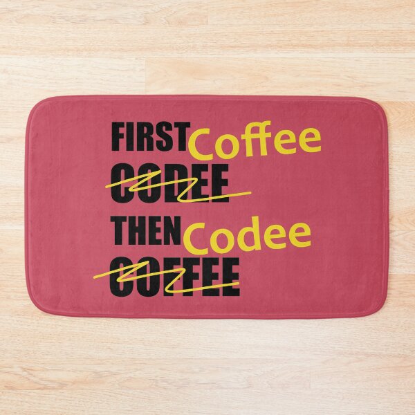 Item preview, First Coffee then Codee Funny Programming Quote designed and sold by IrinchiDE.