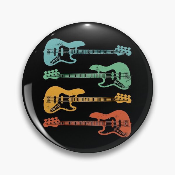 Item preview, J-Style Bass Guitar Cool Retro Colors designed and sold by nightsworthy.