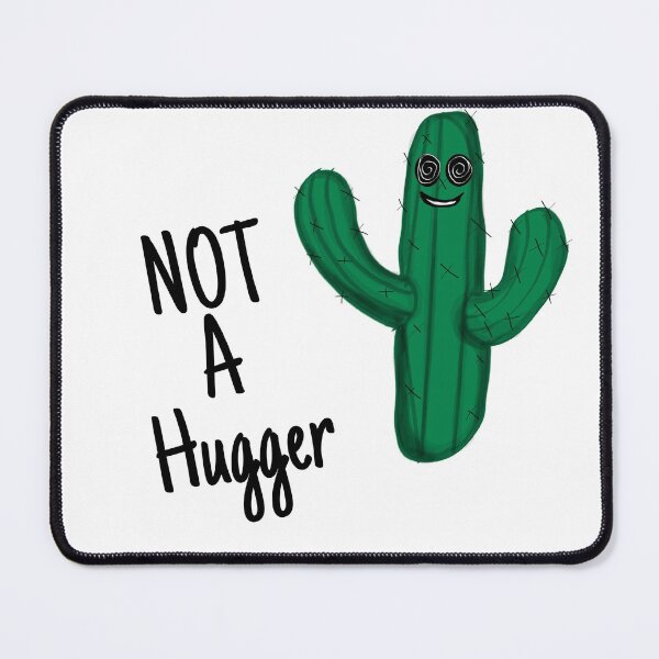 Item preview, Not a Hugger white background designed and sold by DemonicGloom.