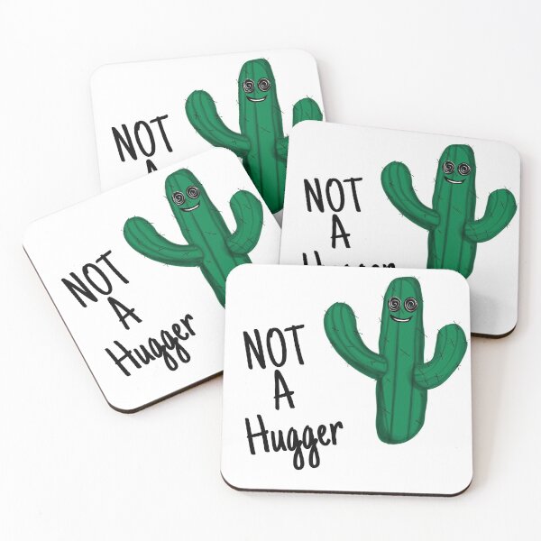 Item preview, Not a Hugger white background  designed and sold by DemonicGloom.